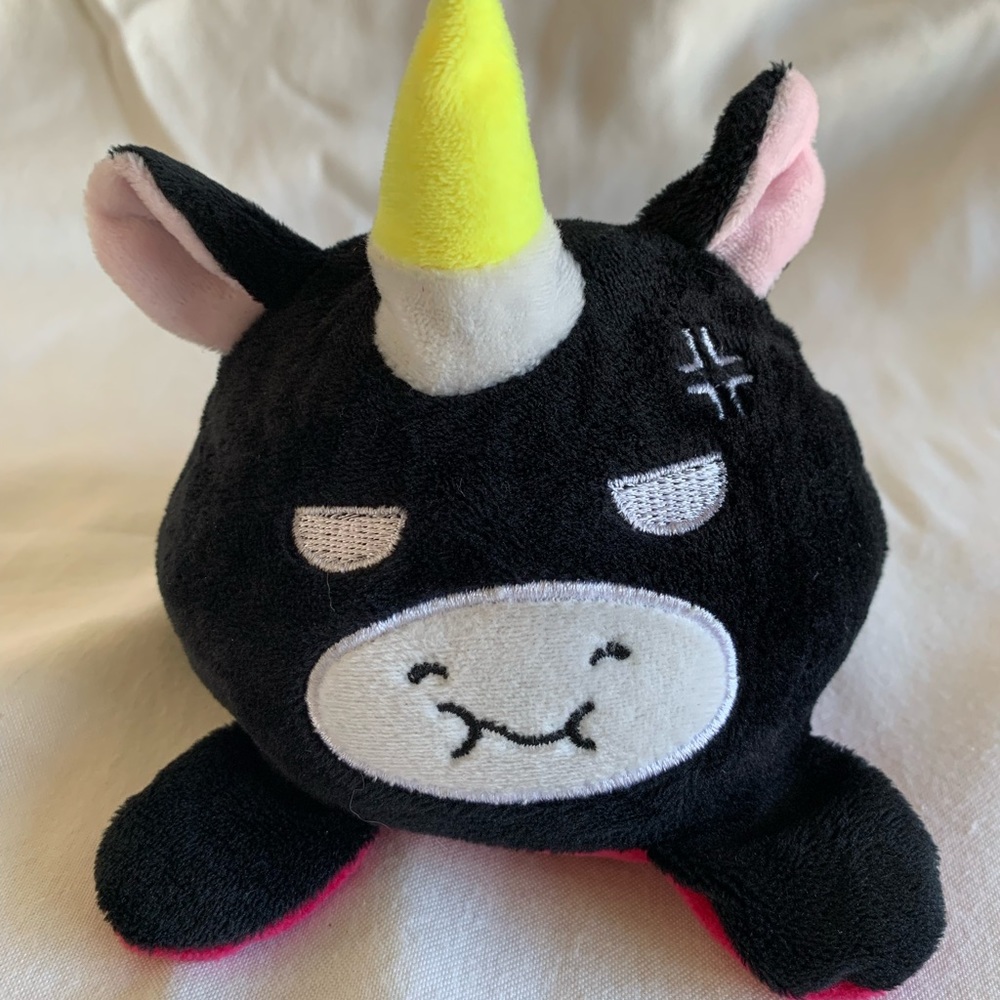 ReverSaplush Reversible Emotions Unicorn Happy vs Mad 4"
